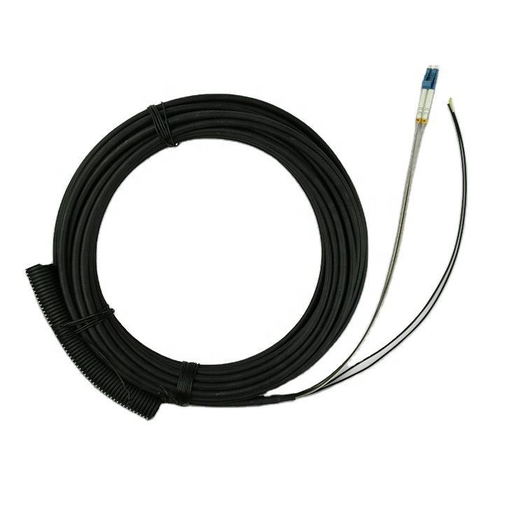 Armored Outdoor Cable Assembly with DLC Connector for Base Station Fiber Optic Patch Cord