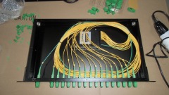 1x16 firber optic splitter rack mount,SC/UPC connector