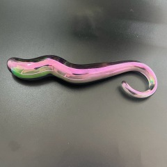 L84--Sex toy thread double head dragon curved penis