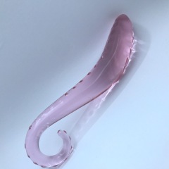 SS102--Seahorse Love G-spot back court anal plug crystal massage stick