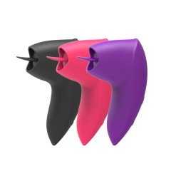 MY-2703--New all-adhesive silicone rechargeable tongue licker