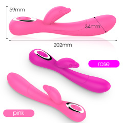 MY-862--New silicone dolphin vibrator