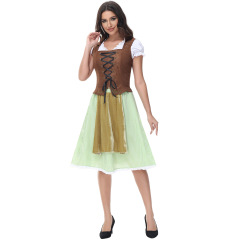 5563--German Sexy Oktoberfest Dress 2024 Bar Cosplay COS Party Female Beer Wear