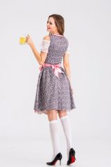 8655--Women wearing beer clothes in Munich, Germany, Bavarian traditional national costumes