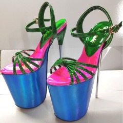gg22--New style sandals 22cm super high stiletto heels steel heels large size