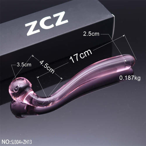 SJ304+ZH13-Crystal Penis Anal Plug