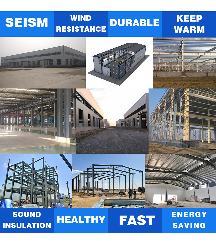 Industrial steel structure warehouse