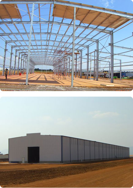 Large steel structure warehouse