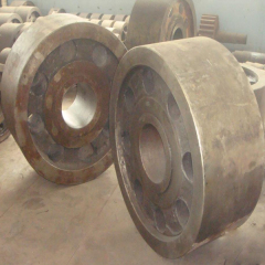 Rotary kiln support wheel