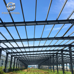 Large steel structure workshop