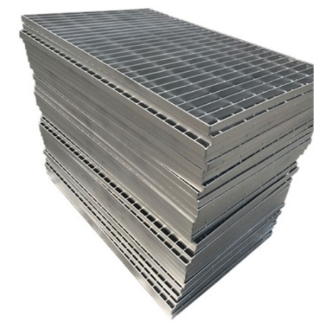 Toothed steel grating is not only beautiful lubrication but also hot dip galvanized outside