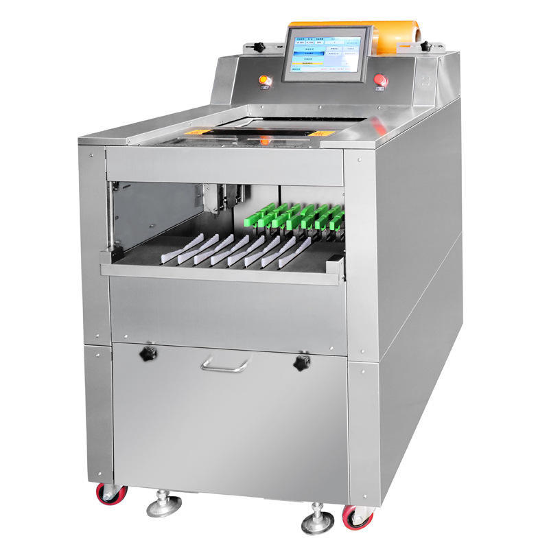 Automatic shrink film wrapping machine Supermarket vegetable and fruit fresh-keeping film packaging machine