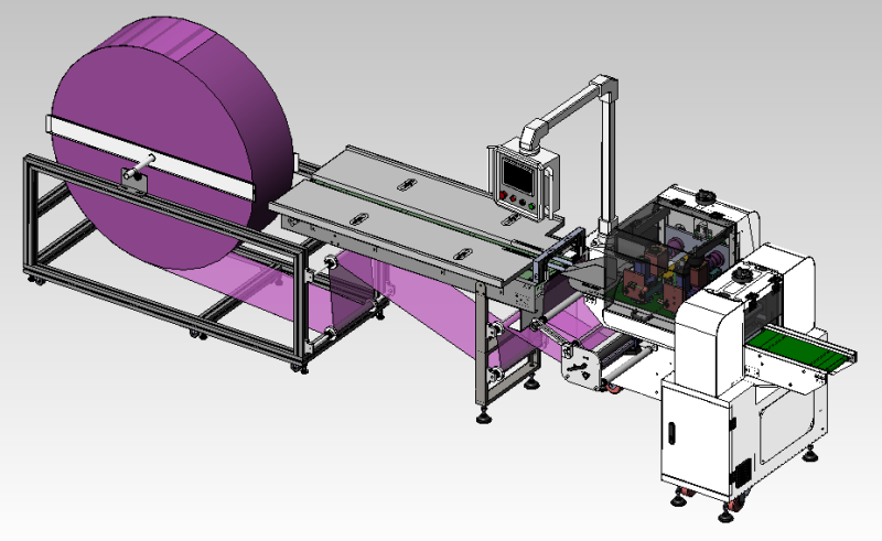 E-commerce Express Bubble Film Packing Machine Books Stationery Daily Necessities Bubble Bag Automatic Bagging Packing Machine