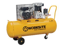 WORKSITE Air Compressor Tank 100L Oil Less Pump High Pressure 125PSI Portable Industrial Electric Air Compressor Tools