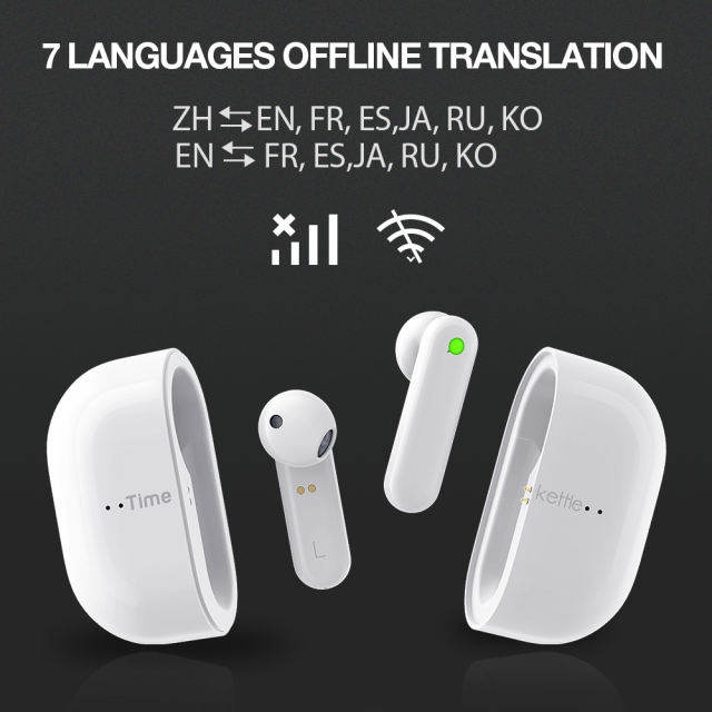 Timekettle M2 Language Translator Earbuds - 3-in-1 Music&Calls&Translation
