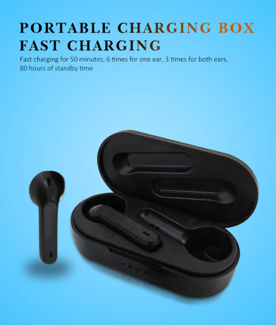 T19 Wheat straw TWS Bluetooth 5.0 Earbuds T19