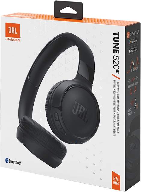 JBL 520BT over ear bluetooth wireless on-ear headphones