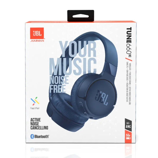 JBL Live 660NC -Wireless headset With Long-lasting Battery And Voice Assistant JBL Live 660NC