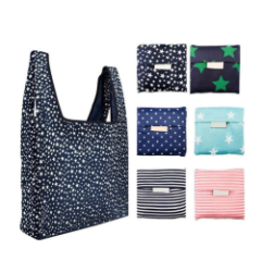 rPET Pouch Foldable Ripstop Nylon Shopping Bag