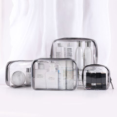 Custom Clear PVC Custom Makeup Bag Transparent Small Zipper