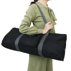 Easy Carrying Canvas Yoga Mat Bag with Pocket and Zipper