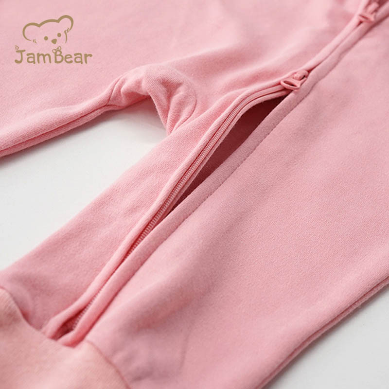 100% organic cotton baby romper jersey infant romper long sleeve baby clothes jersey baby footies infant zip onesie