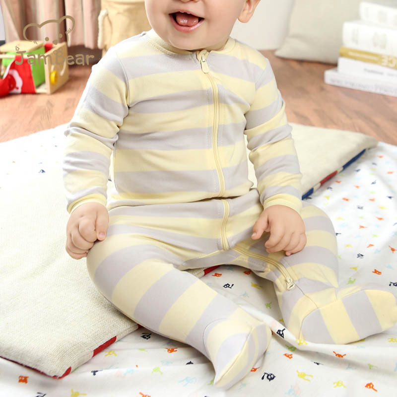 100% organic cotton baby romper jersey infant romper long sleeve baby clothes jersey footies baby
