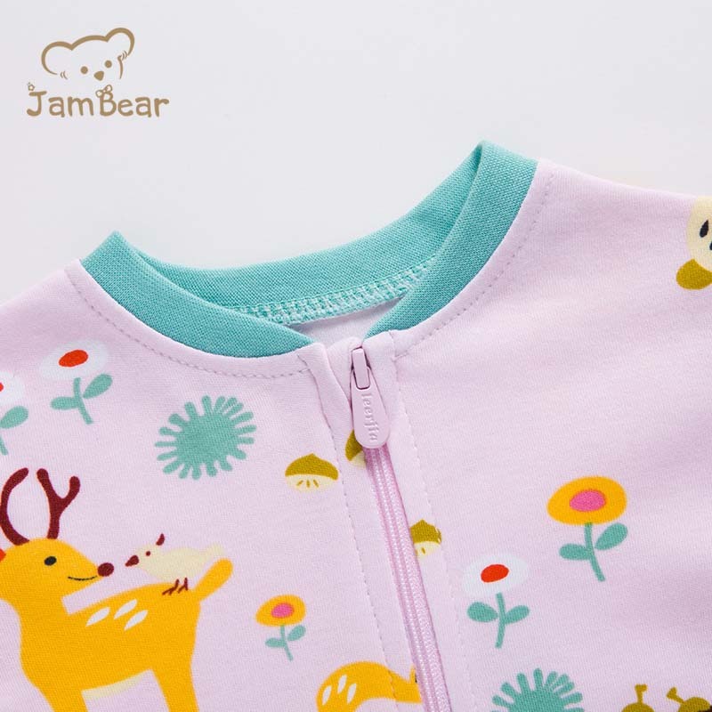 100% organic cotton baby romper jersey infant romper long sleeve baby clothes jersey footies baby