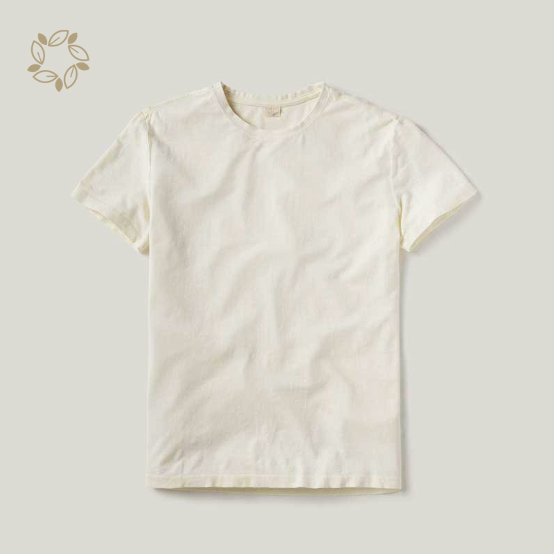 Hemp Men T-Shirt heavy weight soft cotton tee organic cotton heavy weight t shirt Men's Blank Tee soft jersey knit tee