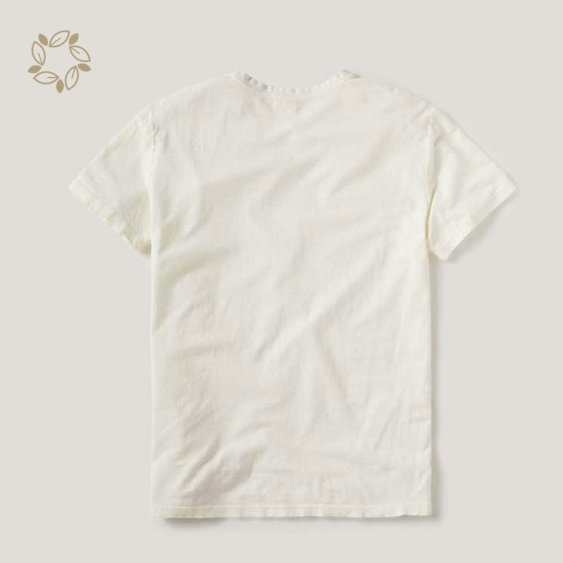 Hemp Men T-Shirt heavy weight soft cotton tee organic cotton heavy weight t shirt Men's Blank Tee soft jersey knit tee