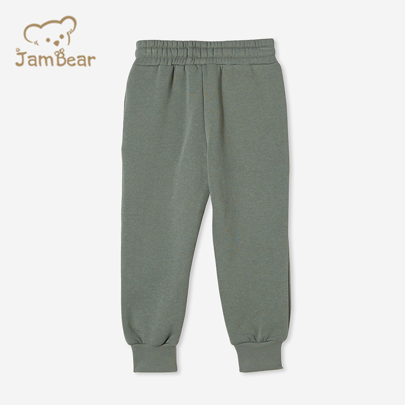 Organic bamboo kids sweatpants sustainable children Jogger pants eco friendly children sweatpants