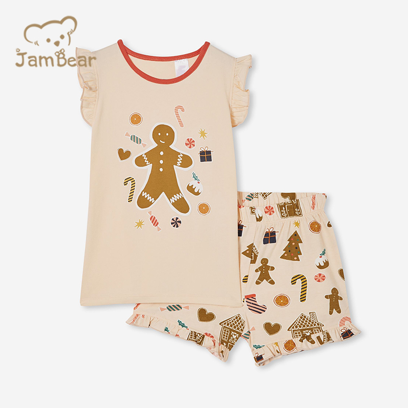 Organic bamboo two piece sleepers eco friendly kids bamboo pajama sustainable pajamas bamboo children kids pyjamas sleepwear