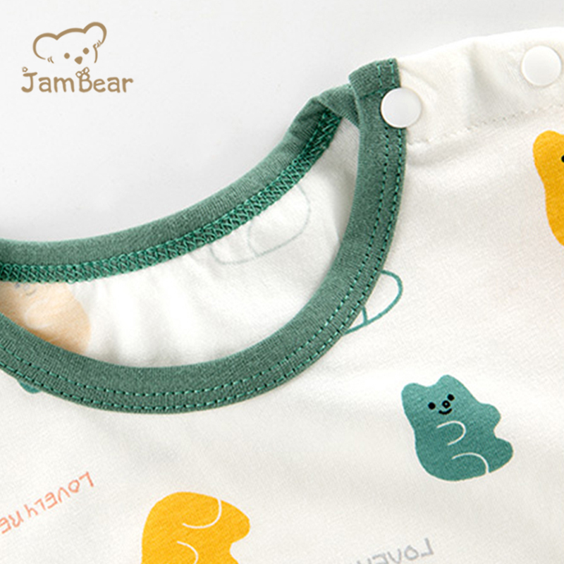 JamBear organic baby Pajamas Set toddler short sets cotton newborn pyjama Summer short children Loungewear pijamas kids