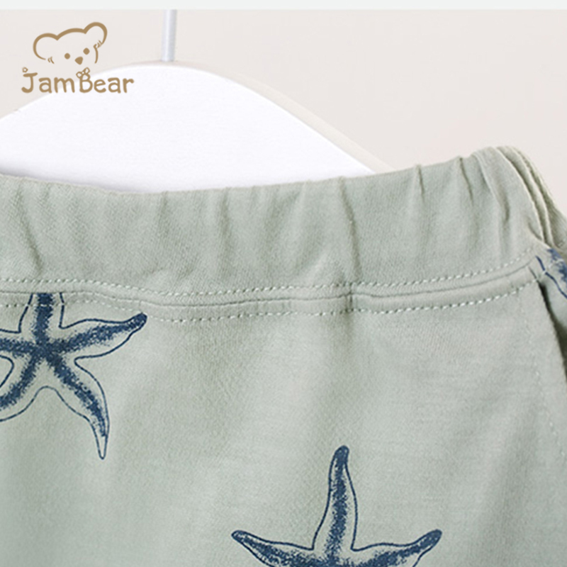 JamBear Summer Organic cotton kids Pajamas Set toddler girl short sets pyjama organic baby loungewear bamboo cotton pjs baby