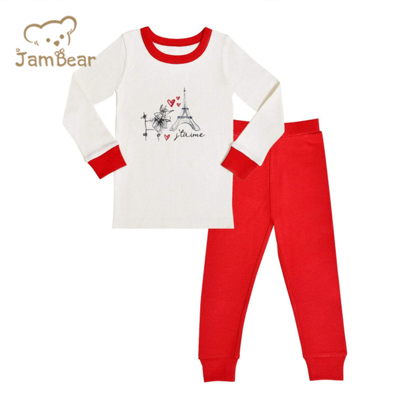 JamBear Organic toddler christmas pajamas bamboo christmas pajamas for kids christmas pajamas children sleepwear baby jammies