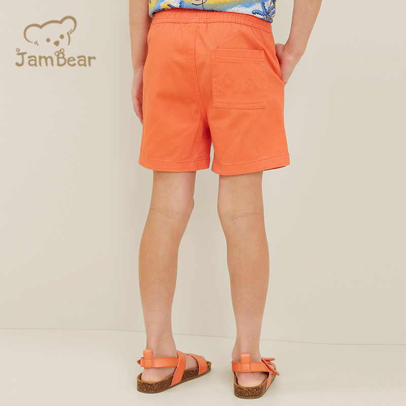 100% Organic cotton children's shorts pants sustainable children boy shorts summer eco friendly kids shorts twill