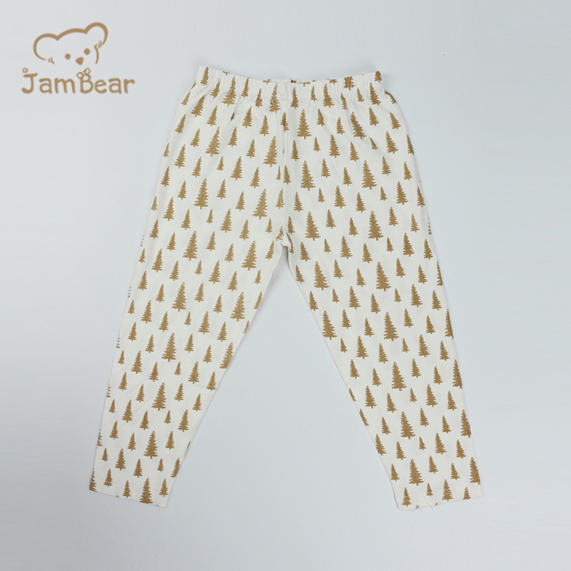 Organic baby pajamas kids sleepwear pajamas 95% bamboo 5% spandex jersey 200gsm pyjamas children kids