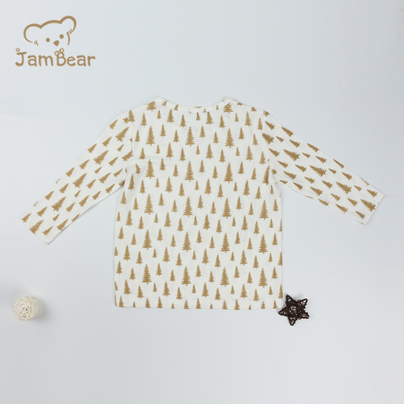 Organic baby pajamas kids sleepwear pajamas 95% bamboo 5% spandex jersey 200gsm pyjamas children kids