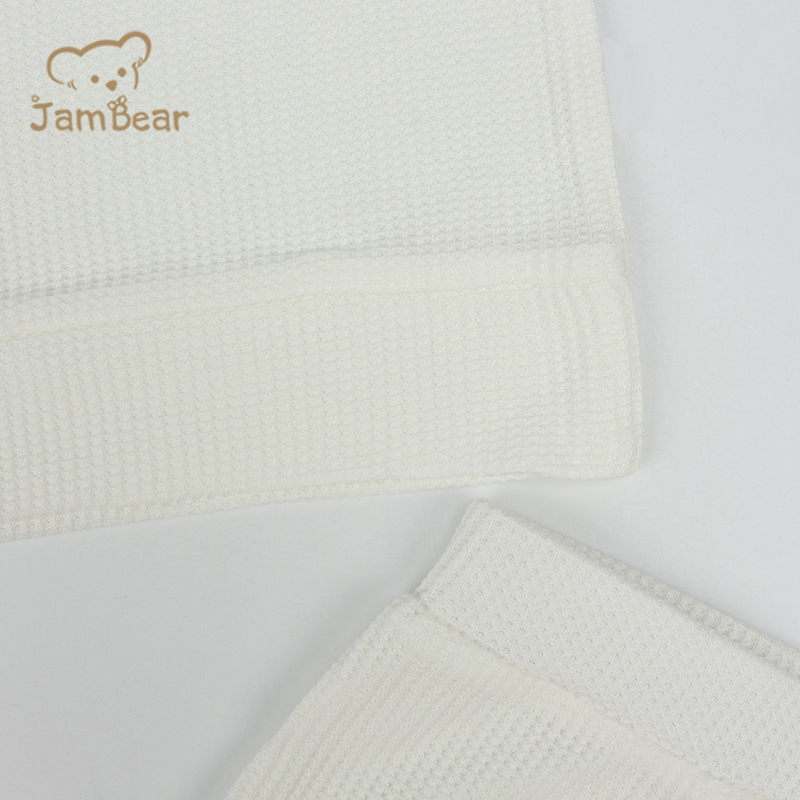 Pajamas for baby kids lounge set 70% bamboo 30% organic cotton waffle 260gsm pajamas for baby
