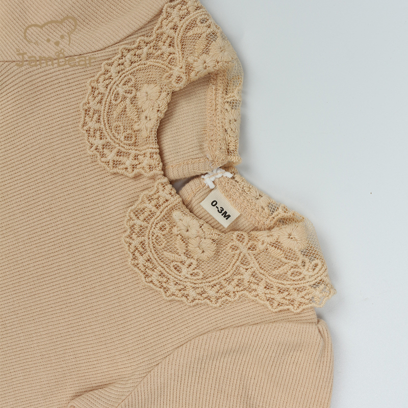 organic ribbed baby pajamas sustainable baby pajamas romper 95% organic cotton 5% spandex 2x2 rib 210gsm baby romper and shorts