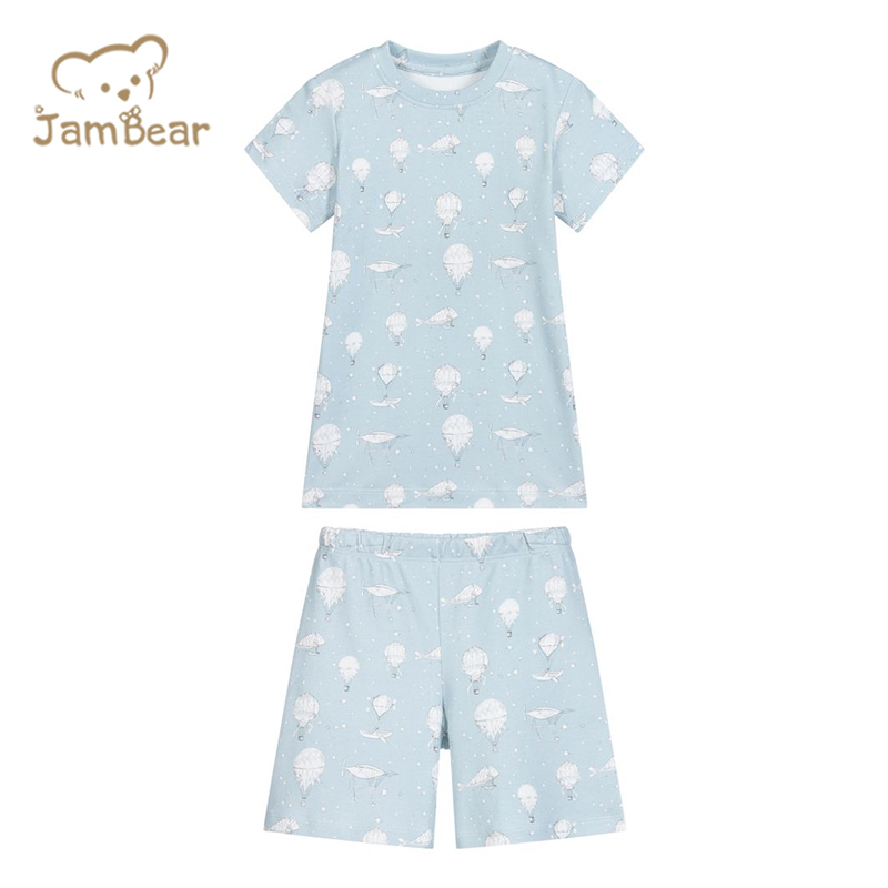 Jambear Baby Pyjamas Kids Pajamas Summer Children Loungewear Organic Cotton Kids Pajamas Set Organic Baby Clothes
