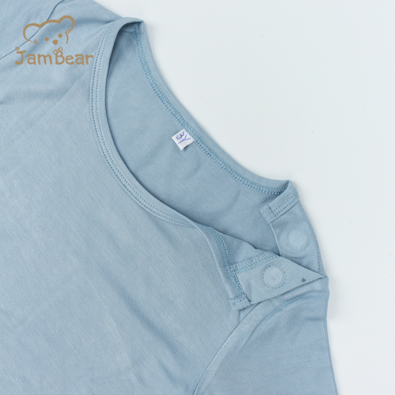 Organic bamboo baby pyjamas set sustainable sleep wear kids bamboo 95% bamboo 5% spandex jersey 220gsm