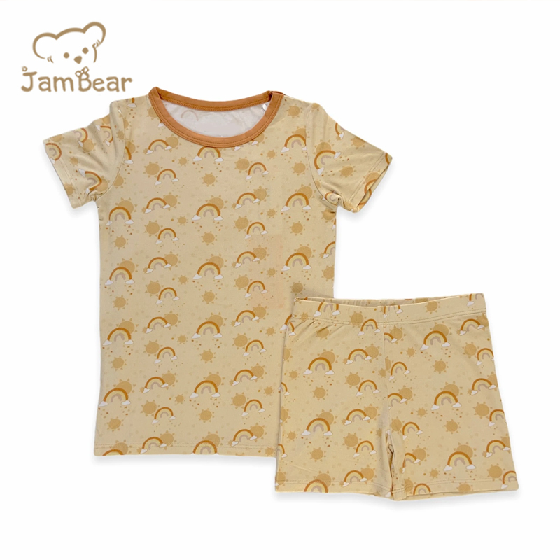 JamBear Bamboo Viscose Two Piece set toddler short sets organic baby clothes eco-friendly two piece sleepers