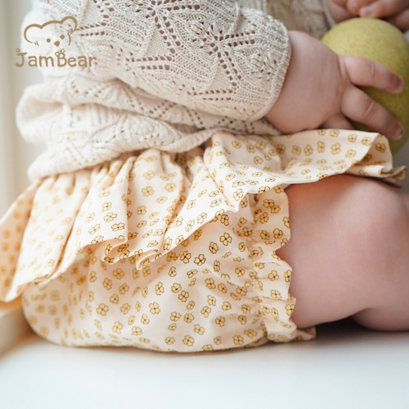 Organic Cotton baby bloomers sustainable girls bloomer eco friendly bloomer set in cotton muslin