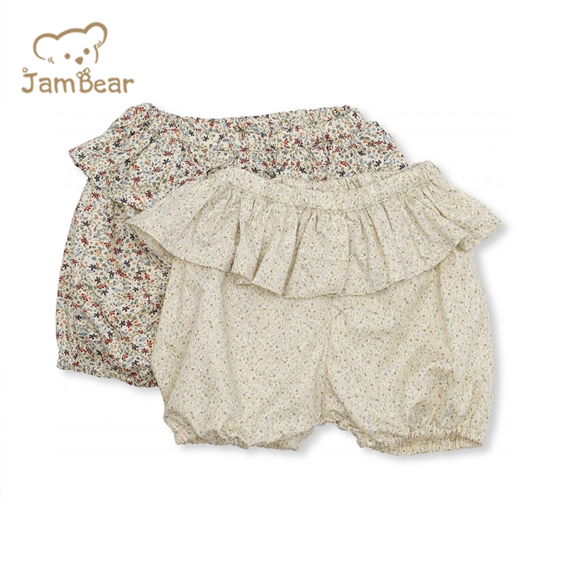 Organic Cotton baby bloomers sustainable girls bloomer eco friendly bloomer set in cotton muslin