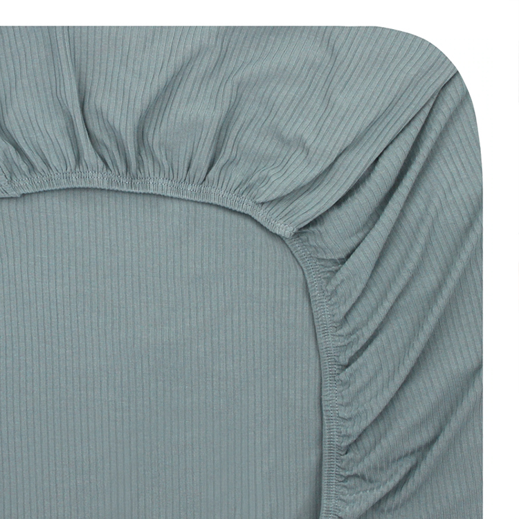 Organic bamboo Changing Pad Cover Organic baby's bed sheets Baby Ribbed Crib Sheet organic baby bed sheet set
