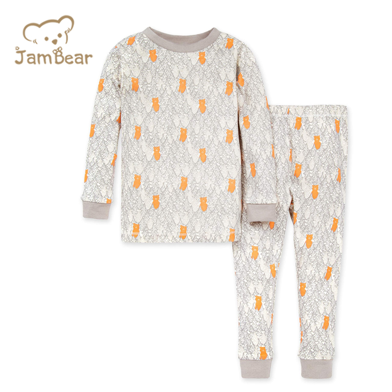 Organic Cotton Kids Pajamas sustainable sleep wear pajama set for kids Eco-friendly Children Pajamas kids night suit