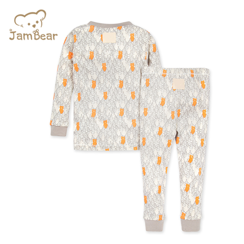 Organic Cotton Kids Pajamas sustainable sleep wear pajama set for kids Eco-friendly Children Pajamas kids night suit