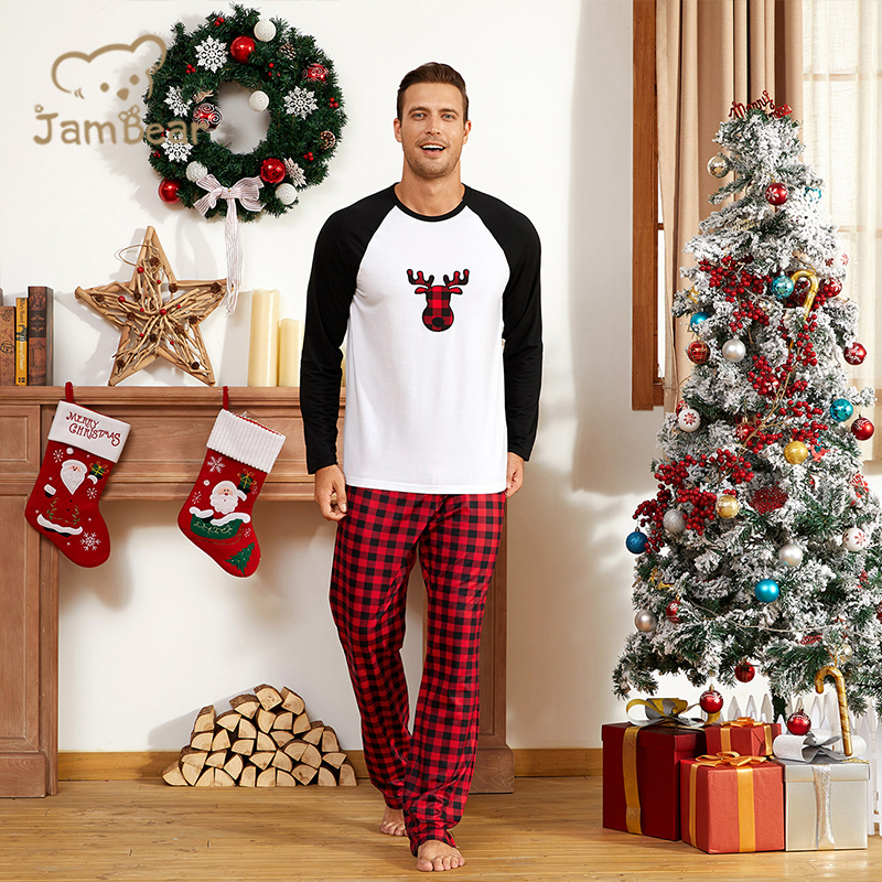 Orgainc bamboo family christmas pajamas sustainable Matching Family Clothes christmas sleepers eco friendly family pajamas