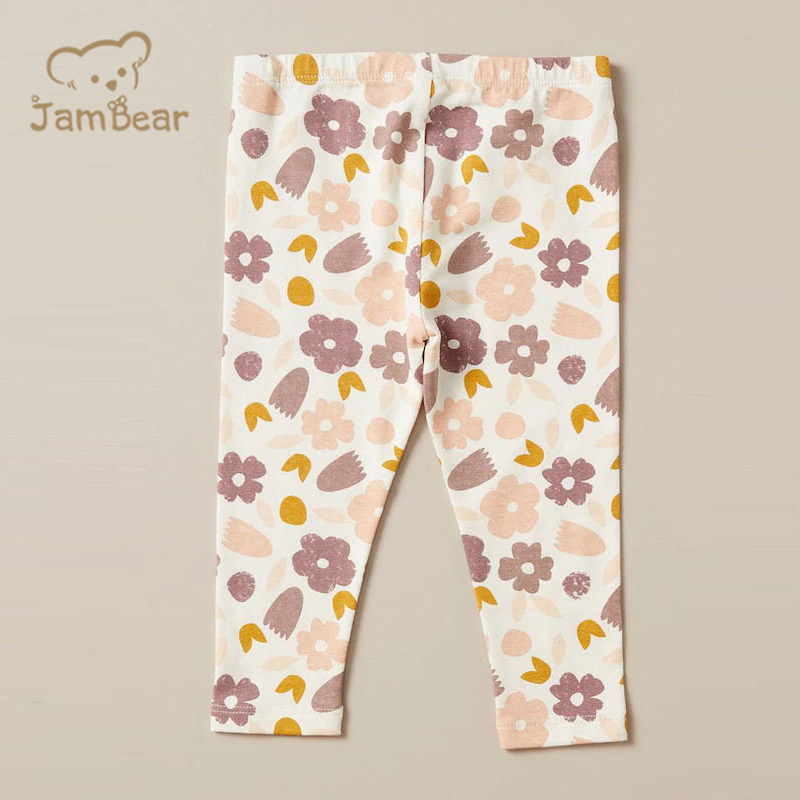 Print baby organic cotton leggings sustainable eco friendly organic leggings organic baby leggings baby pant